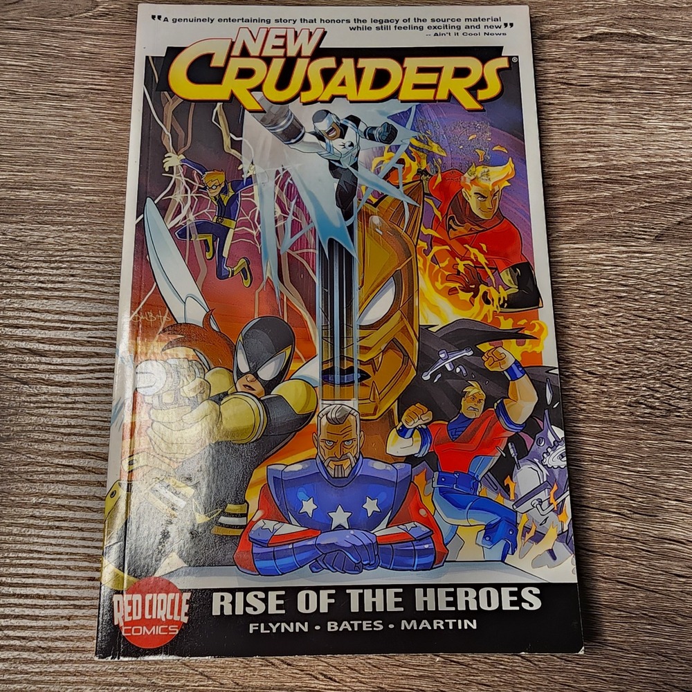 New Crusaders Vol‎ 1 Rise of the Heroes Red Circle Comics Trade Paperback
